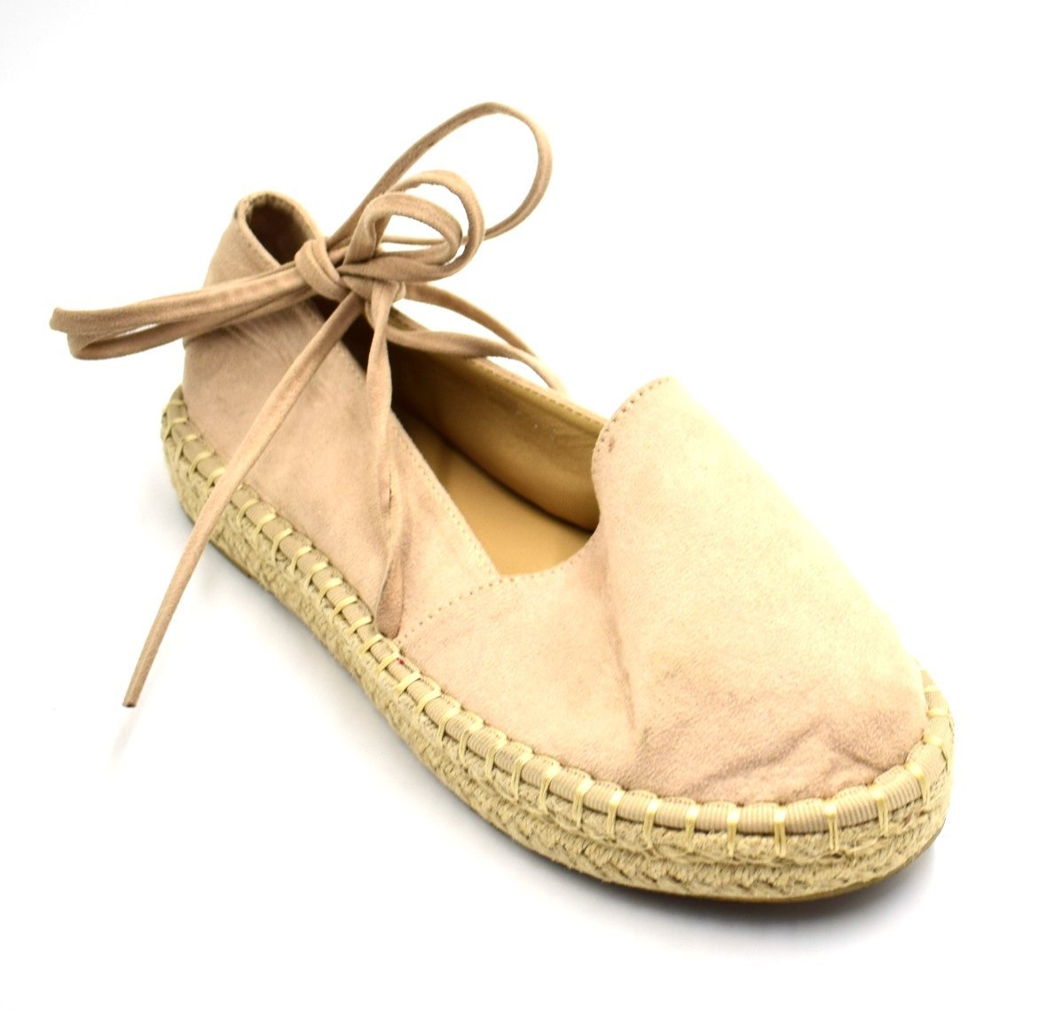 Women's Beige Flats, Espadrilles & Mules