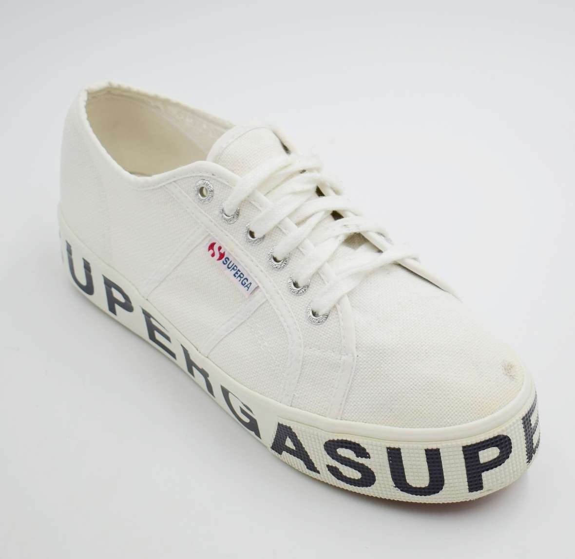 Superga store outsole lettering