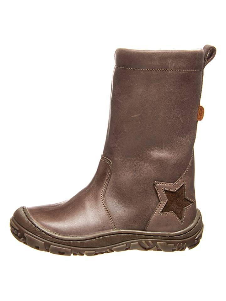 BO-BELL Leather winter boots in taupe 27