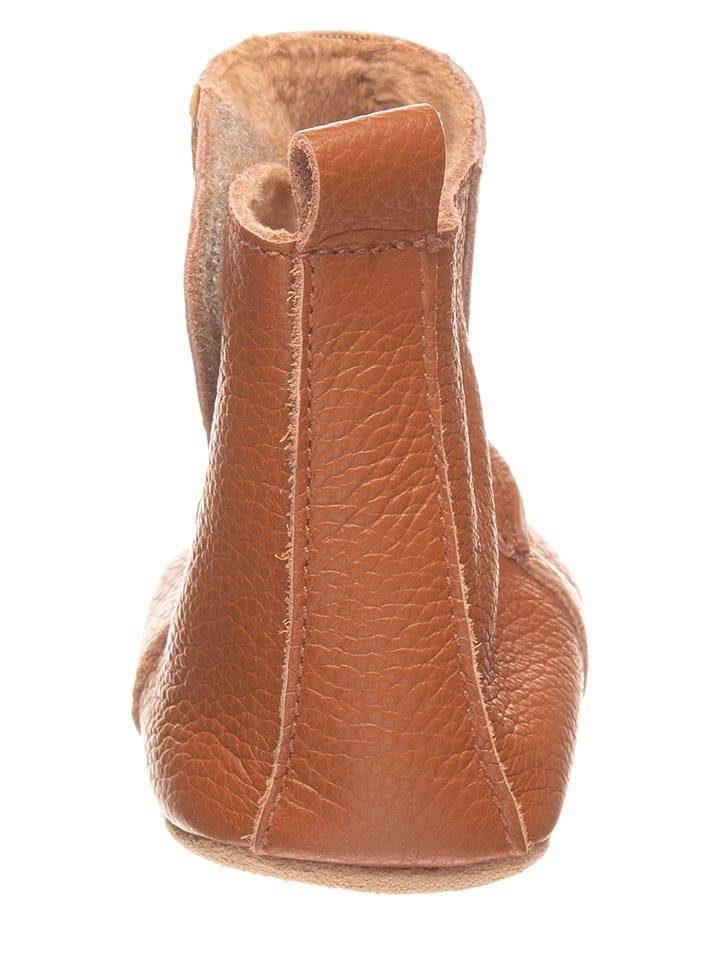 El Naturalista Leather crawling shoes in camel 20