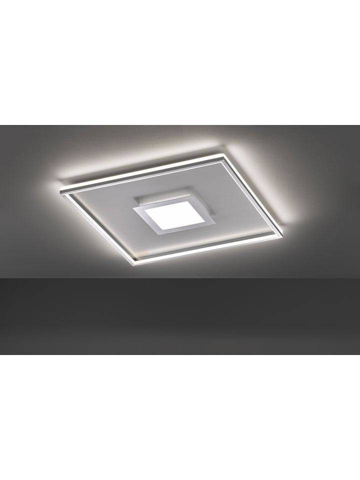 FISCHER & HONSEL LED ceiling lamp "Zoe" in chrome - (B) 60 x (t) 60 cm
