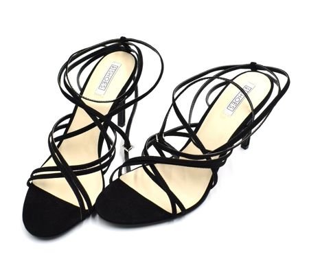 Nly by Nelly Crossed Multi Strap Sandals 39
