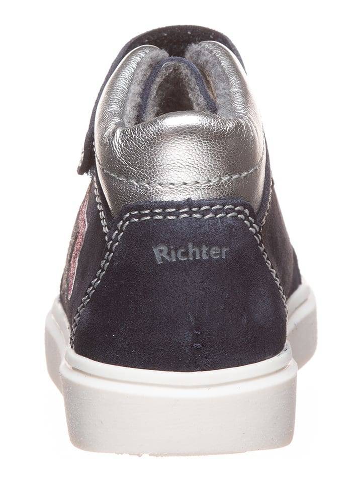 Richter Shoes Leather sneakers in dark blue 26