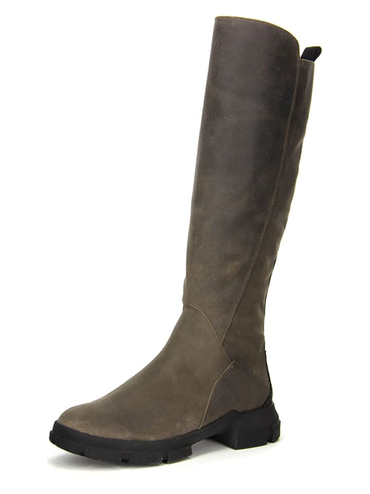 Think! Leather boots in grey 39,5