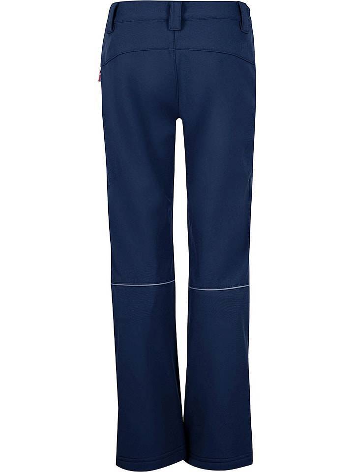 Trollkids Softshell pants "Hemsedal" in Blue / Pink 98