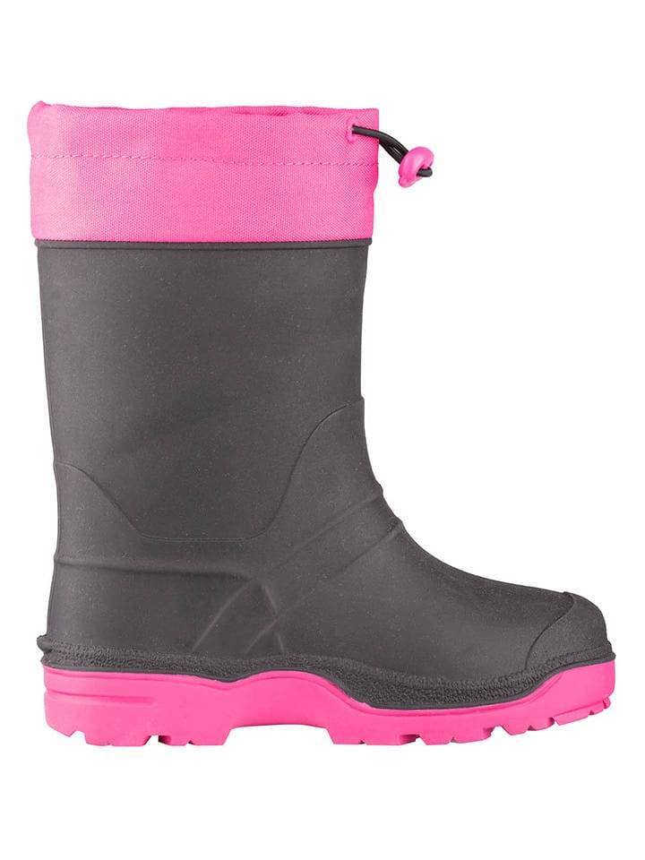 Trollkids Winter boots "Isfjord" in black/pink 33