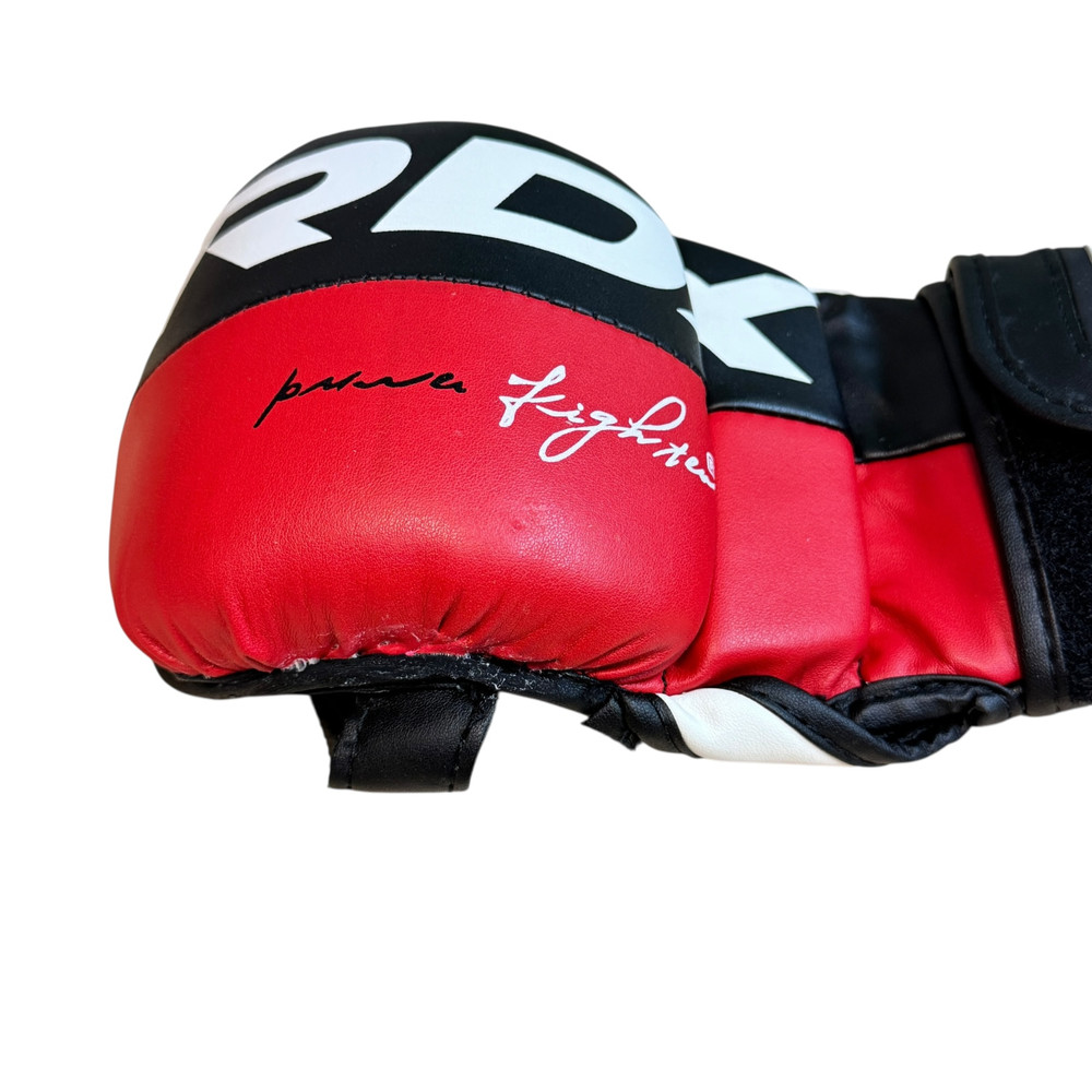 Rękawice RDX Grappling Rex Czerwony T6 Plus 07OZ 