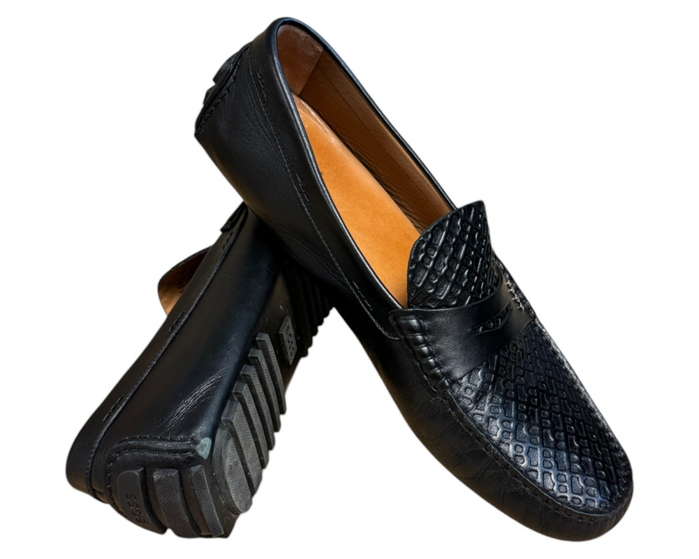 Hugo Boss Driver PÓŁBUTY wsuwane męskie 42,5