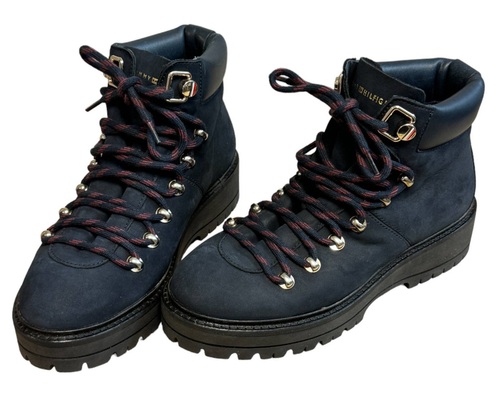 Tommy Hilfiger Nubuck Outdoor Flat Boot BOTKI damskie 37