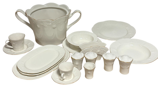 Serwis obiadowo-kawowy Kutahya Porselen Fabulous