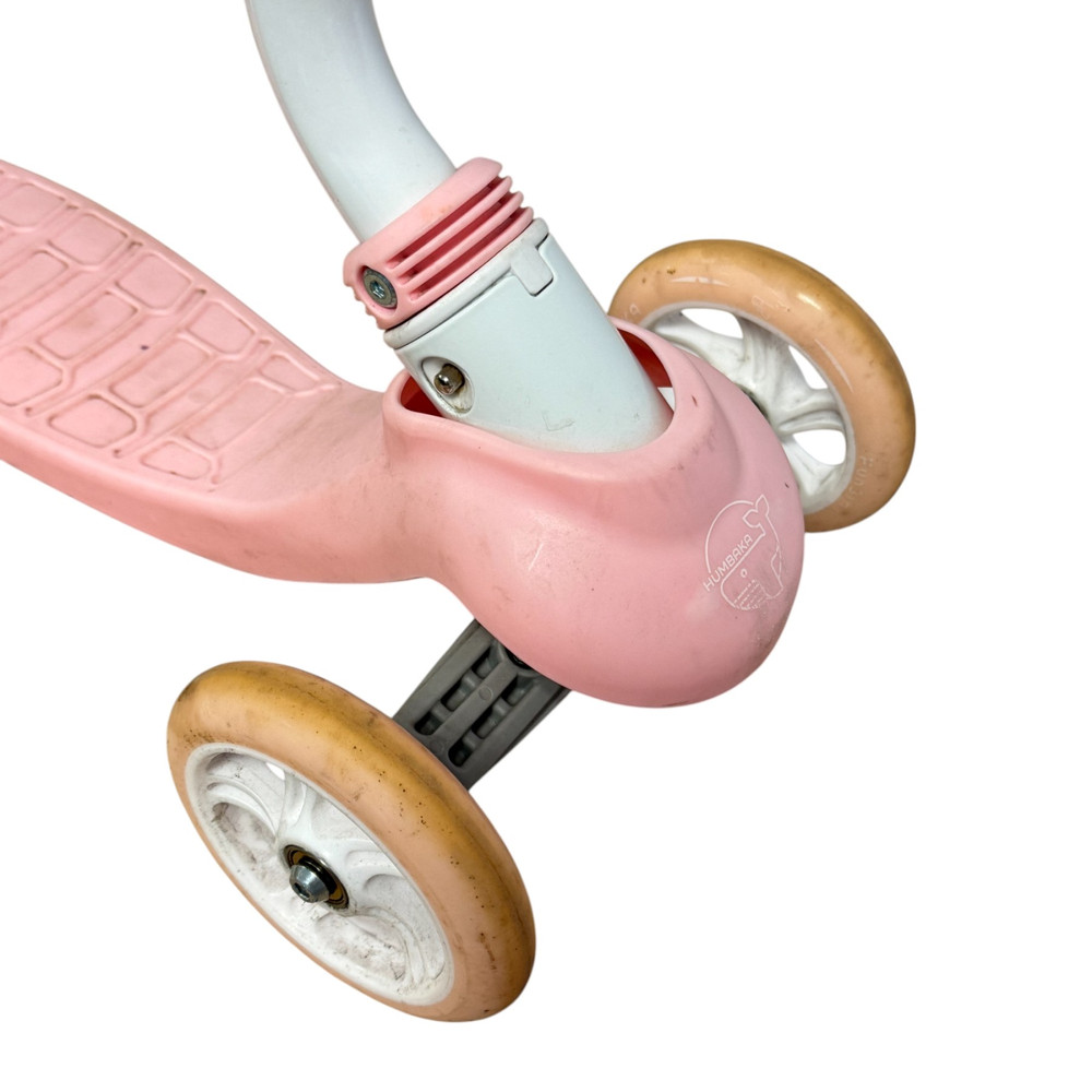 Hulajnoga trójkołowa dziecięca HUMBAKA Fun różowa 