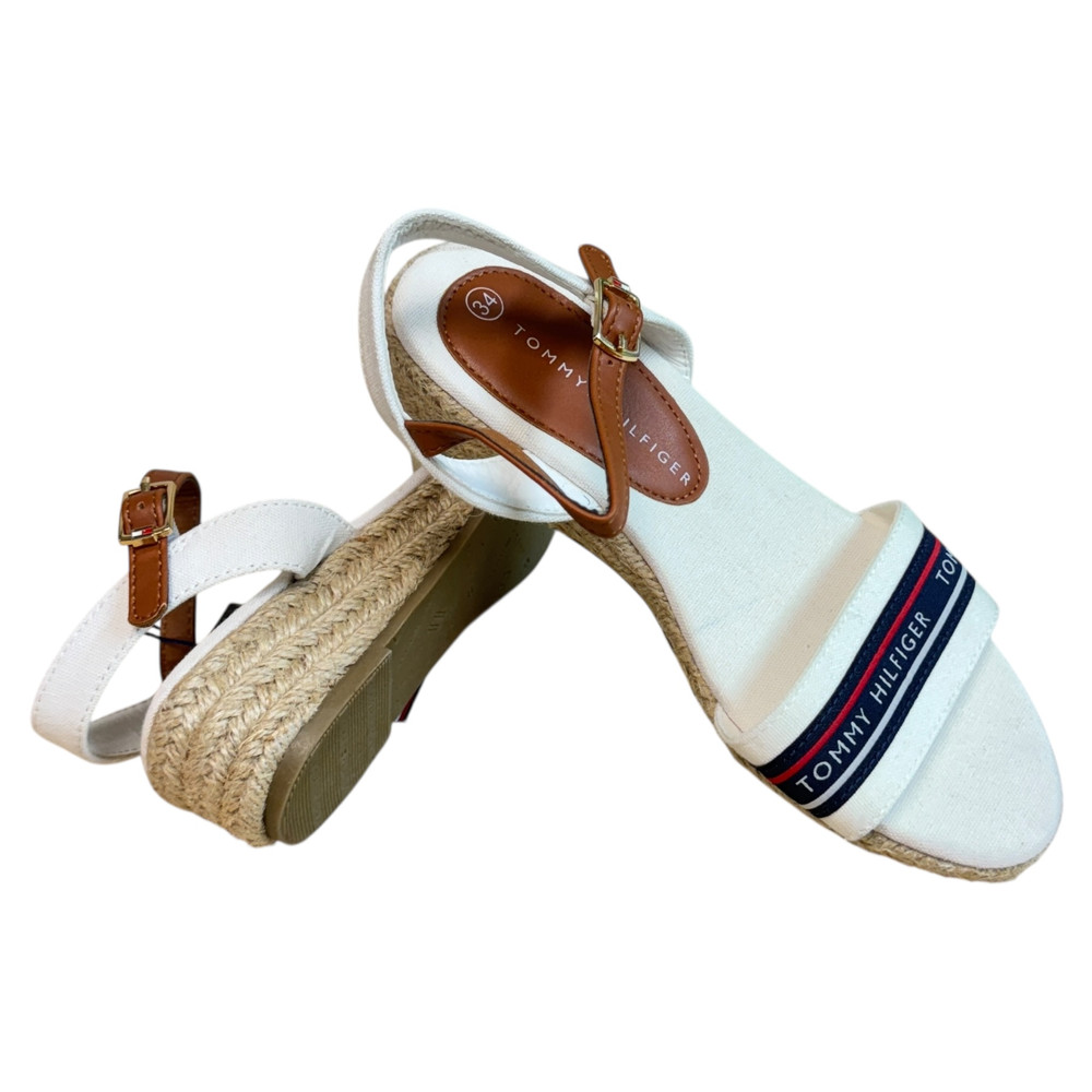 Tommy Hilfiger Rope Wedge SANDAŁY espadryle dziecięce 34/33