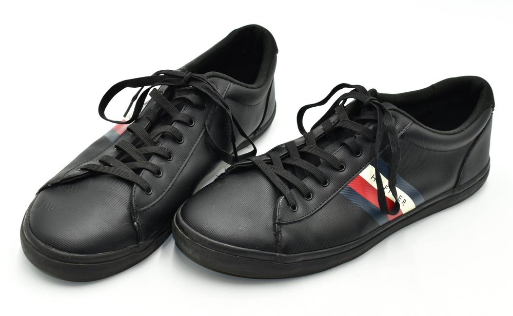 Tommy Hilfiger Essential Leather Vulcanised TRAMPKI męskie 44