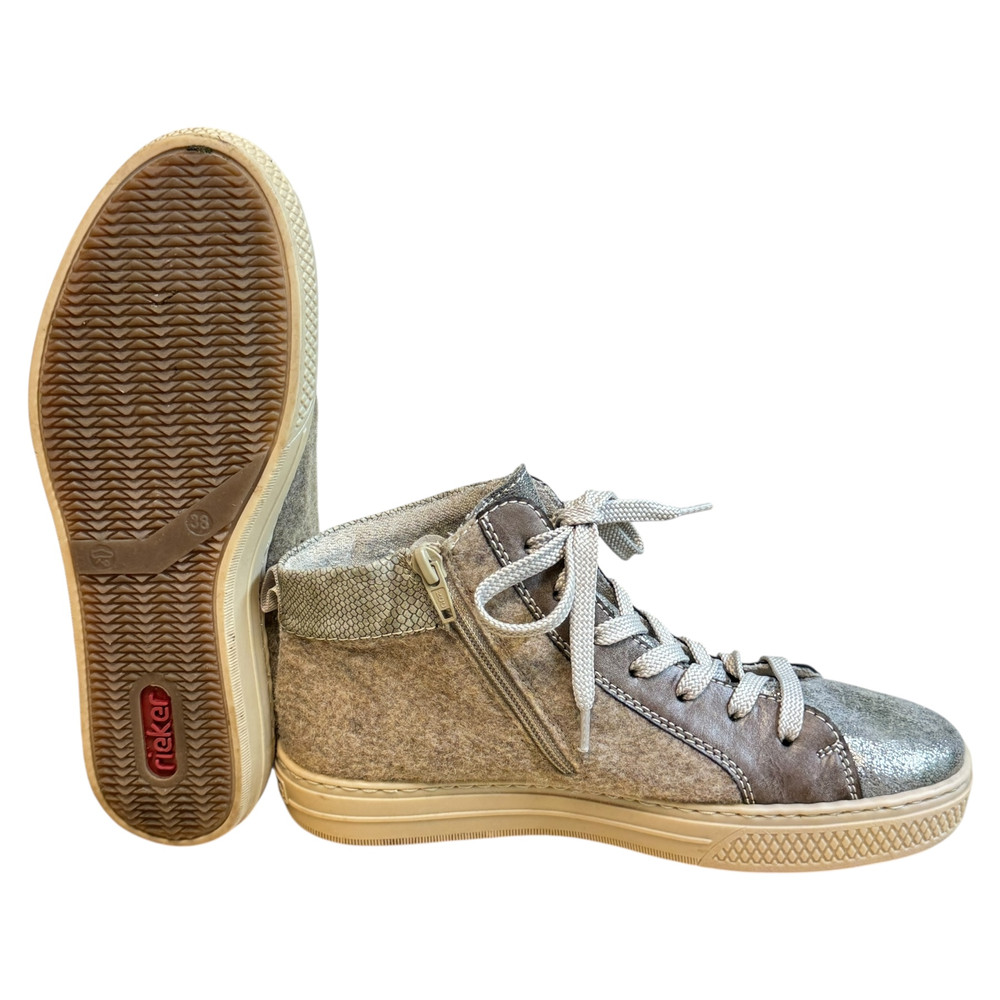 Rieker TRAMPKI wysokie damskie 38