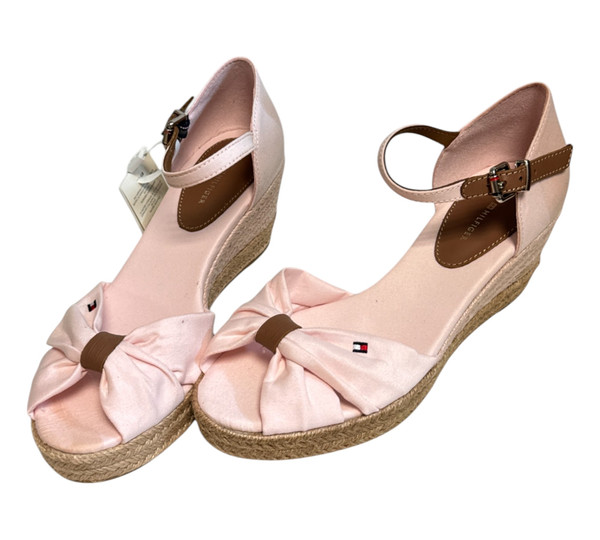 Tommy Hilfiger Basic Open Toe Mid Wedge SANDAŁY espadryle damskie 38