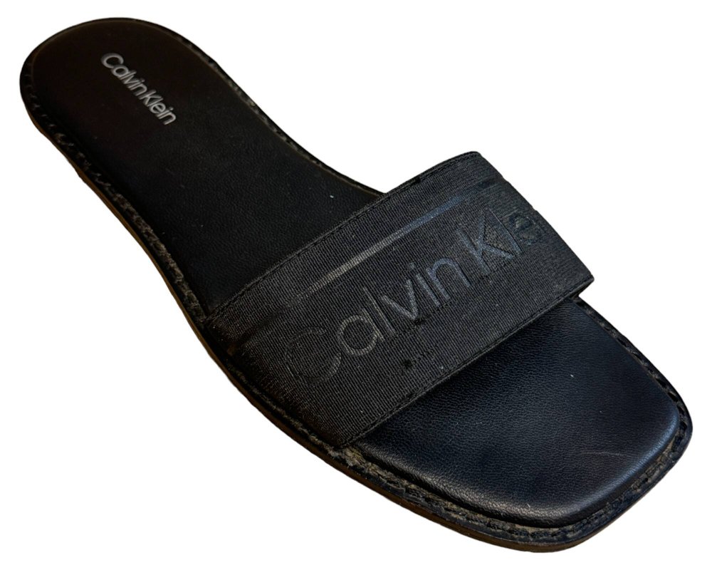 Calvin Klein Squared Flat Slide He KLAPKI  damskie 37