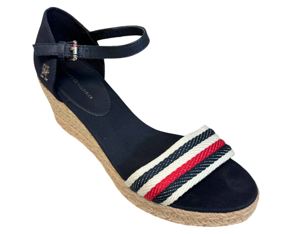 Tommy Hilfiger  Mid Wedge Corporate SANDAŁY  damskie 40