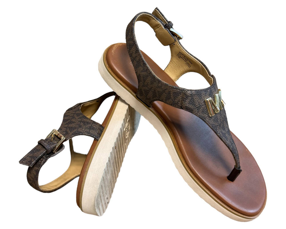 Michael Kors  Jilly Flat Sandal SANDAŁY Japonki damskie 38