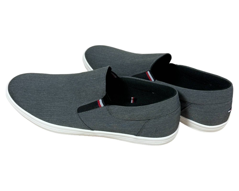 Tommy Hilfiger Essential Slip On Chambray Vulc TRAMPKI wsuwane męskie 44/43