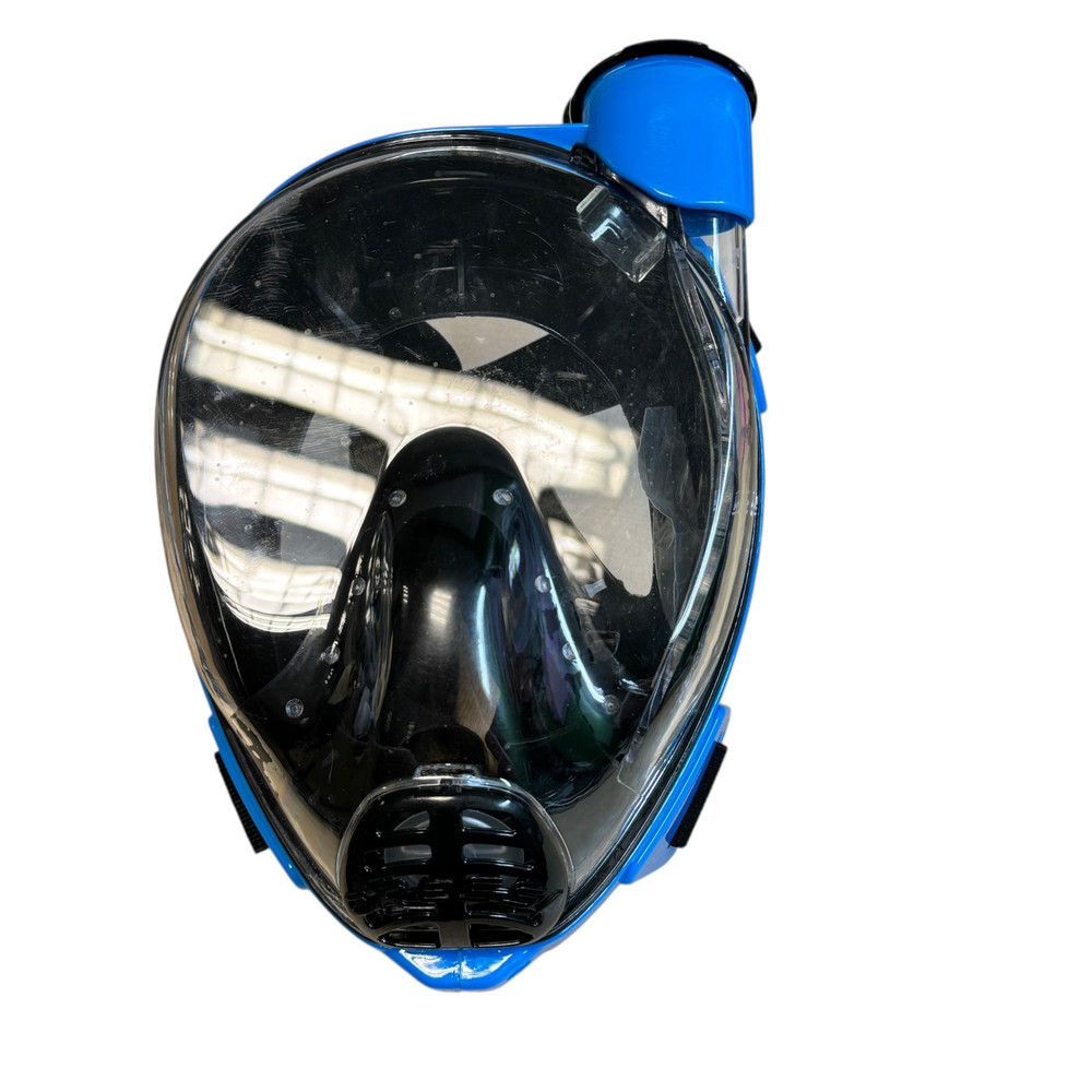 Maska pełnotwarzowa do snorkelingu Cressi Duke Dry Full Face black/blue S/M 