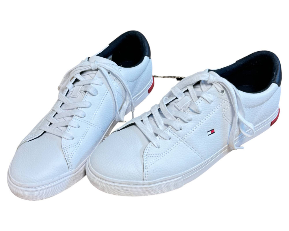 Tommy Hilfiger  Essential Leather Detail Vulc  BUTY SPORTOWE męskie 40