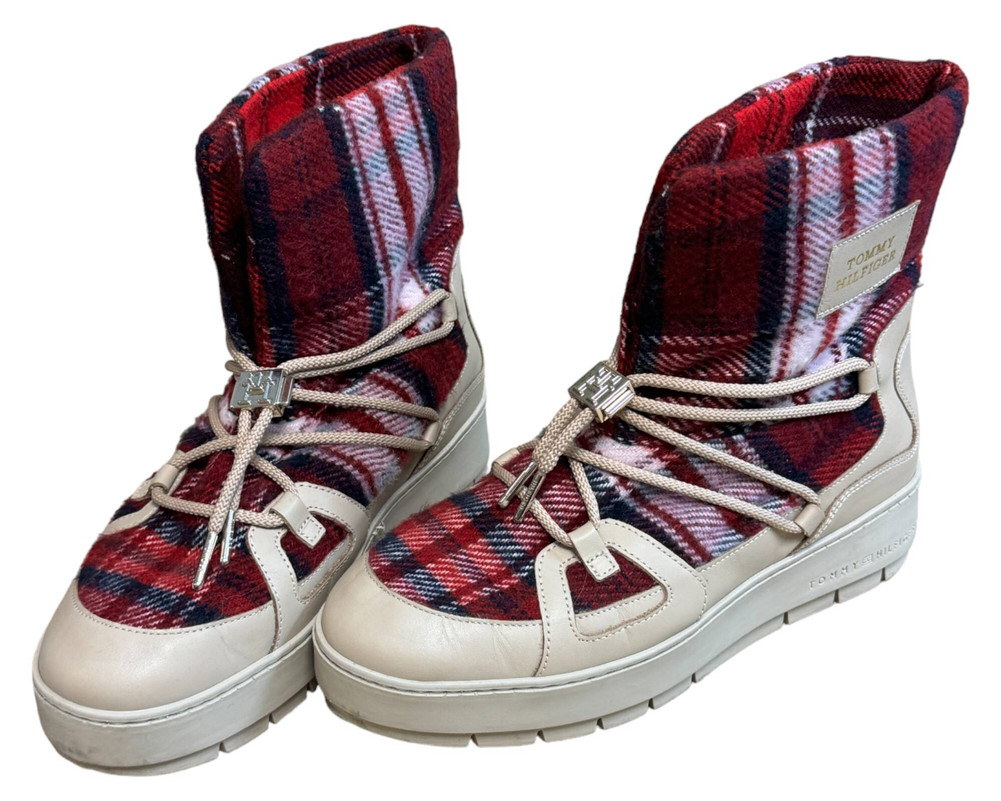 Tommy Hilfiger Tartan ŚNIEGOWCE  damskie 39