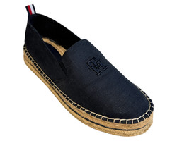 Tommy Hilfiger TH EMBROIDERED CANVAS FLATFORM PÓŁBUTY espadryle damskie 39