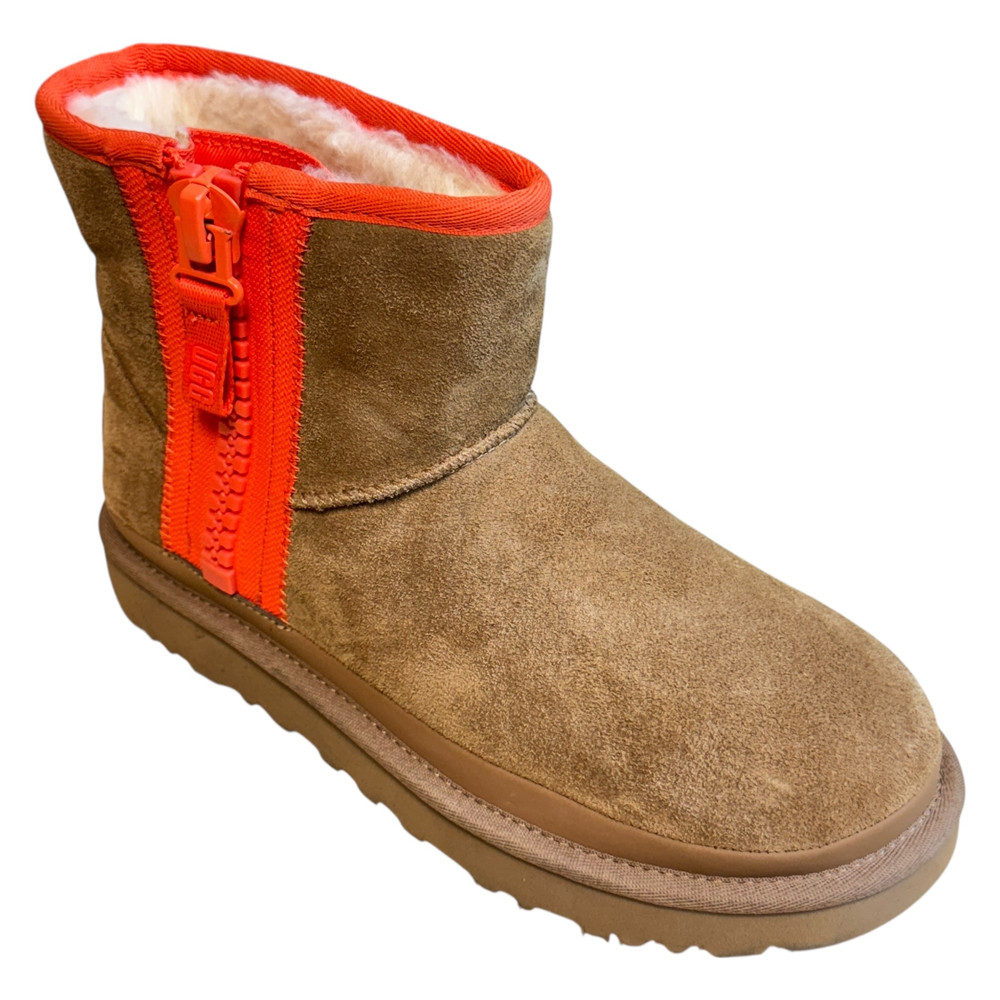 Ugg Classic Mini Zipper Tape Logo ŚNIEGOWCE damskie 37/38