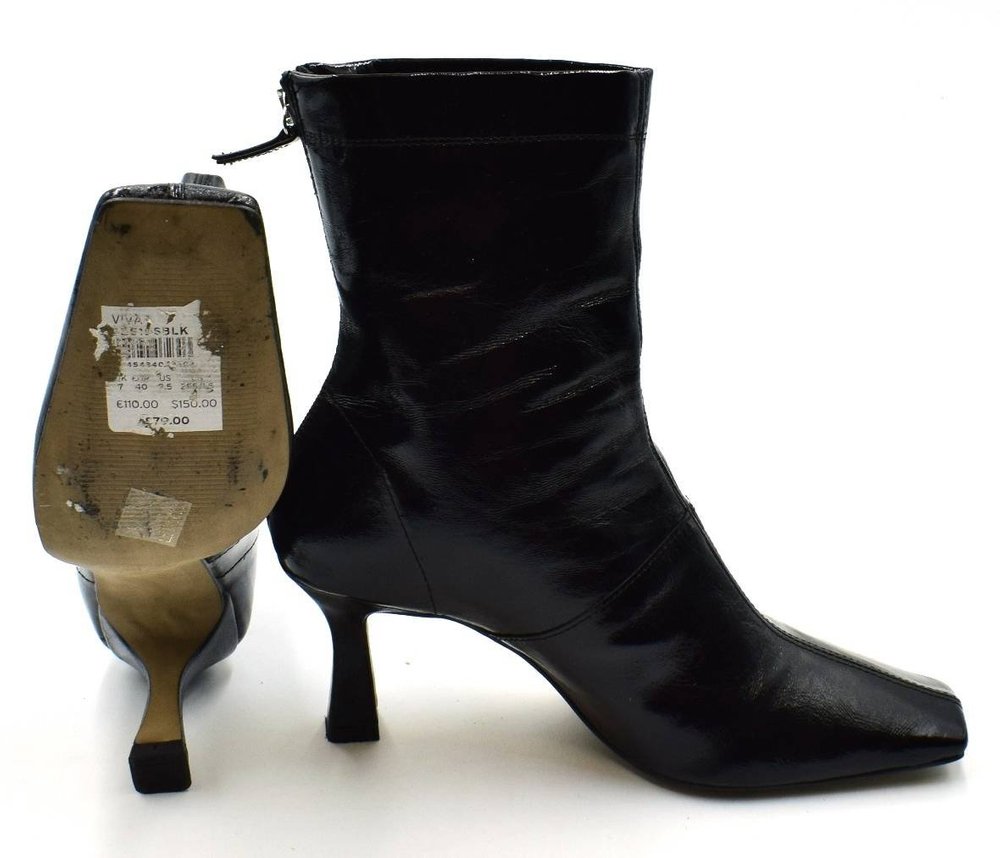 Topshop VEGAN VIVA FLARED BOOT BOTKI damskie 40