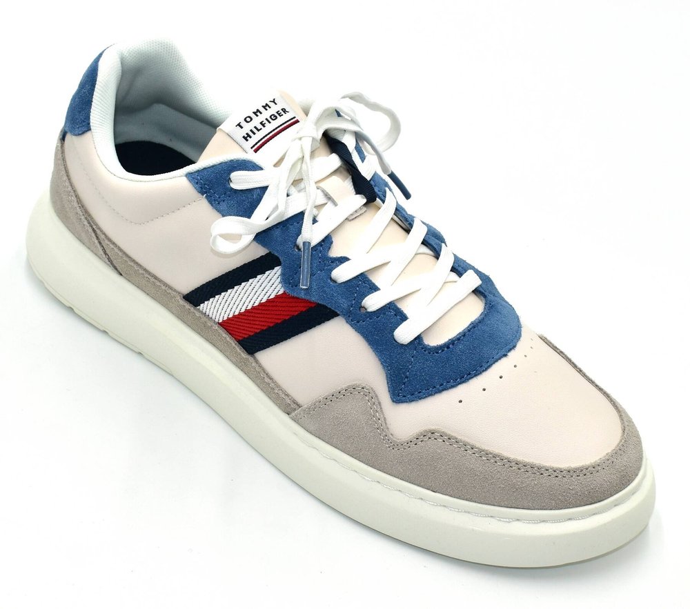 Tommy Hilfiger Lightweight Leather Mix Cup BUTY SPORTOWE męskie 46