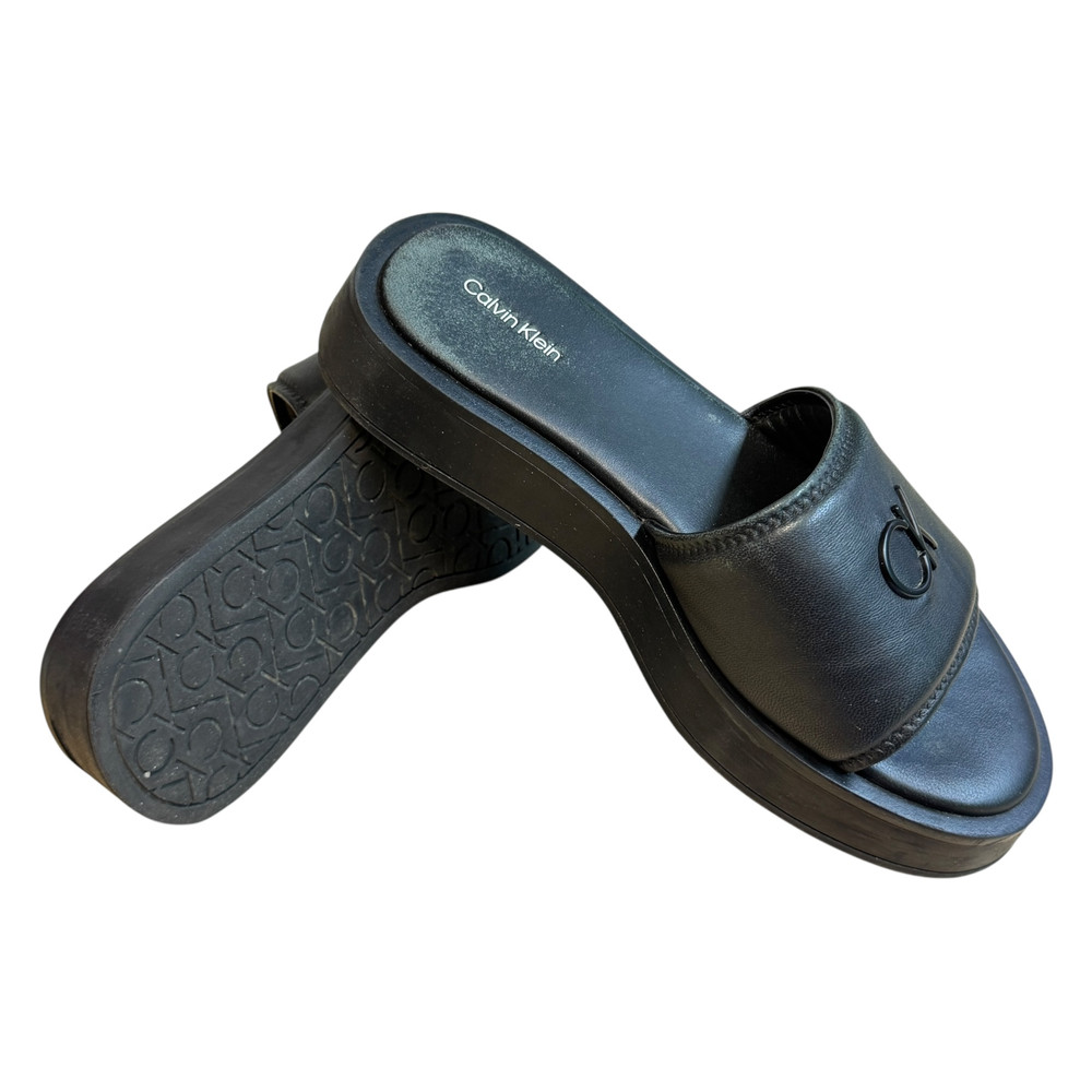 Calvin Klein Dress Flatform KLAPKI damskie 40