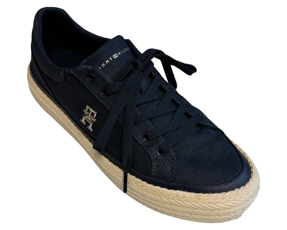 Tommy Hilfiger Vulc Sneaker Linnen TRAMPKI espadryle damskie 41