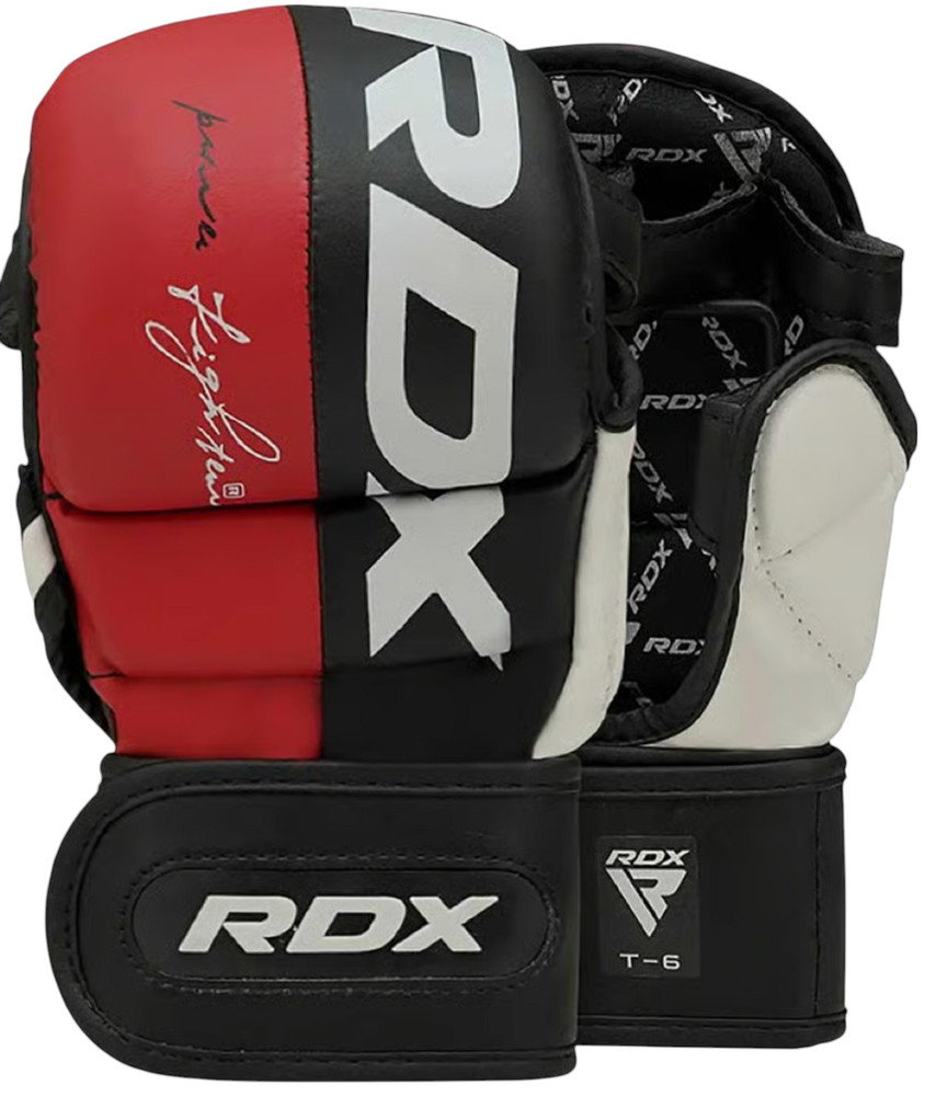 Rękawice RDX Grappling Rex Czerwony T6 Plus 07OZ 