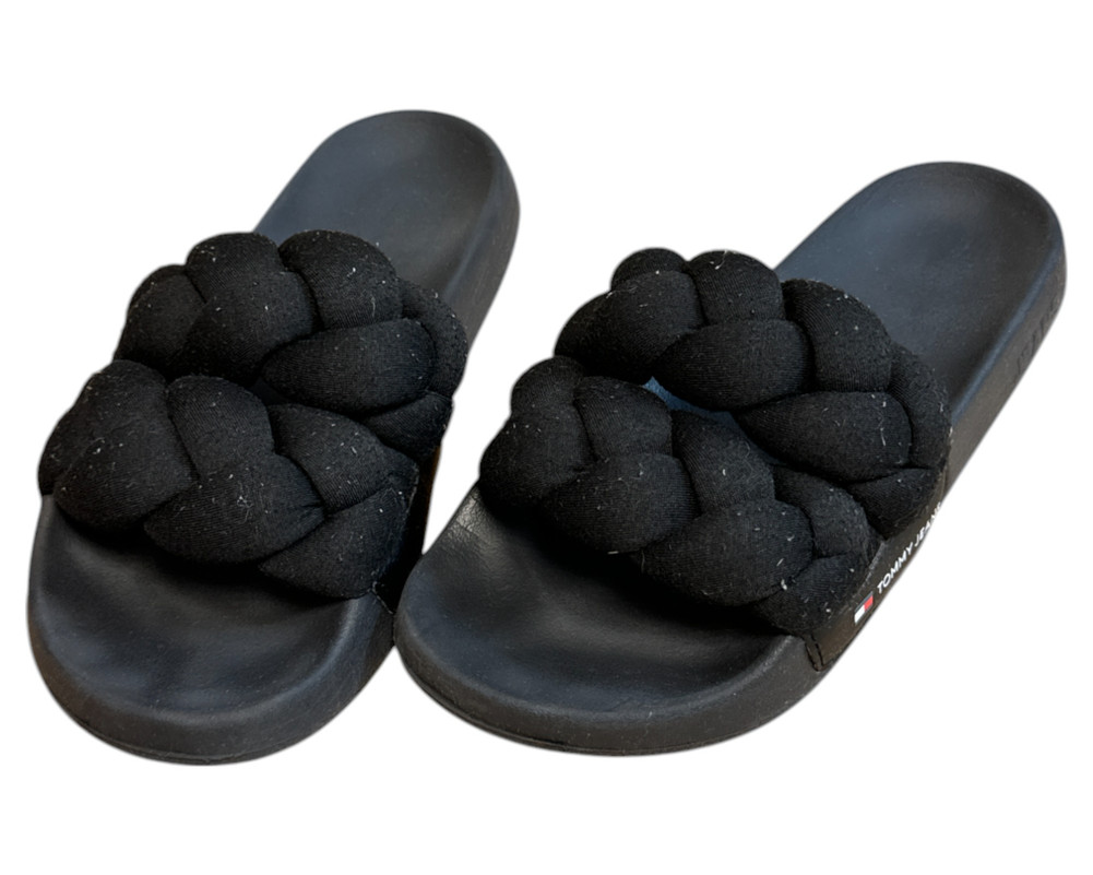 Tommy Jeans Tjw Braided Slide KLAPKI  damskie 37