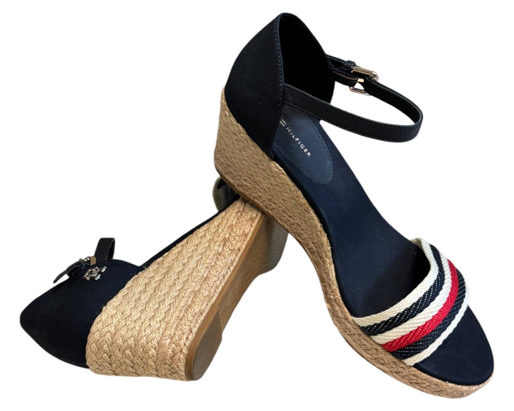 Tommy Hilfiger  Mid Wedge Corporate SANDAŁY  damskie 40