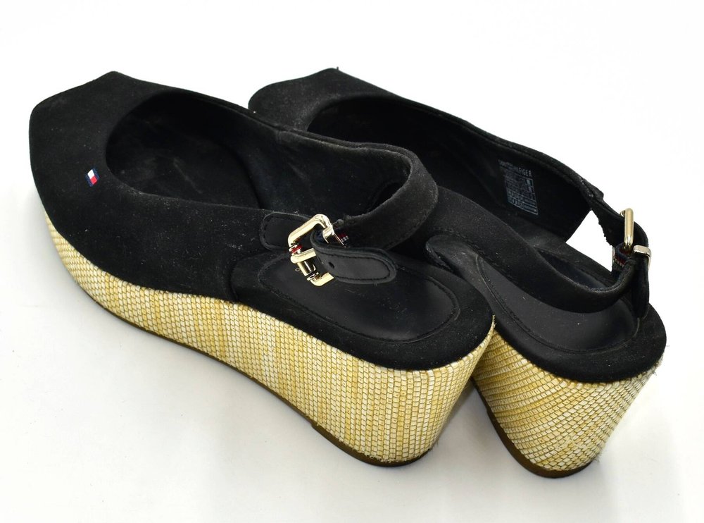 Tommy Hilfiger Iconic Elba Sling Back Wedge SANDAŁY  damskie 39