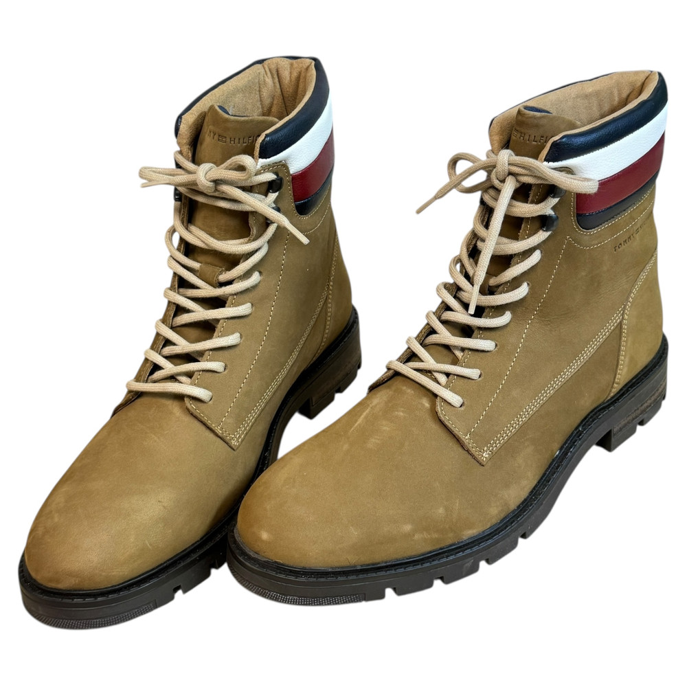 Tommy Hilfiger Corporate Hilfiger Nubuck Boot BOTKI męskie 45/44