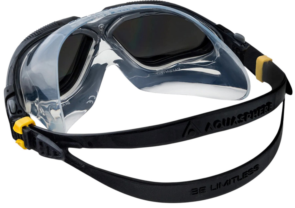 Maska do pływania Aquasphere Vista dark grey/black/mirror silver