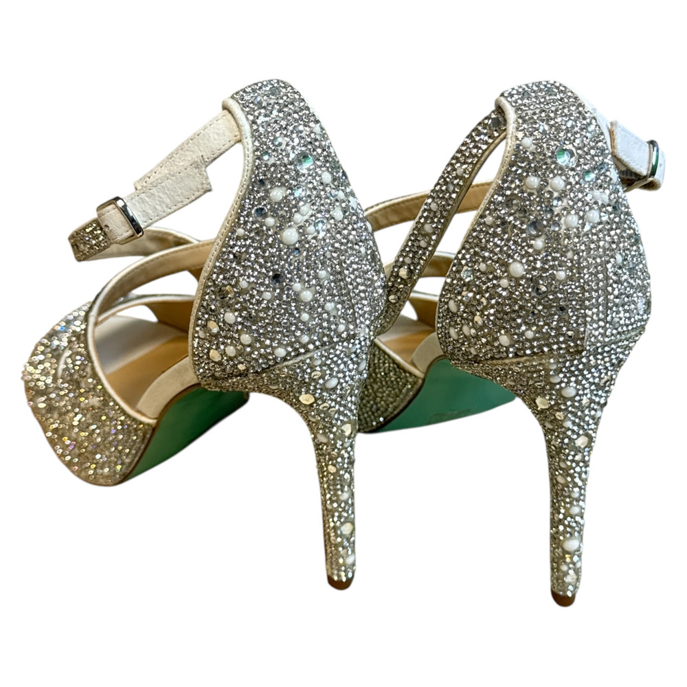 Betsey Johnson Sage SANDAŁY szpilki damskie 38/39