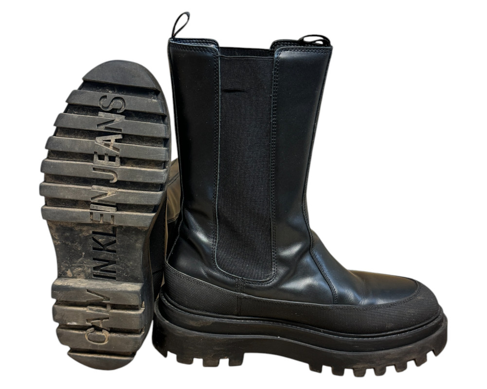 Calvin Klein Jeans Flatform Chelsea Boot Lth Wn BOTKI  damskie 42