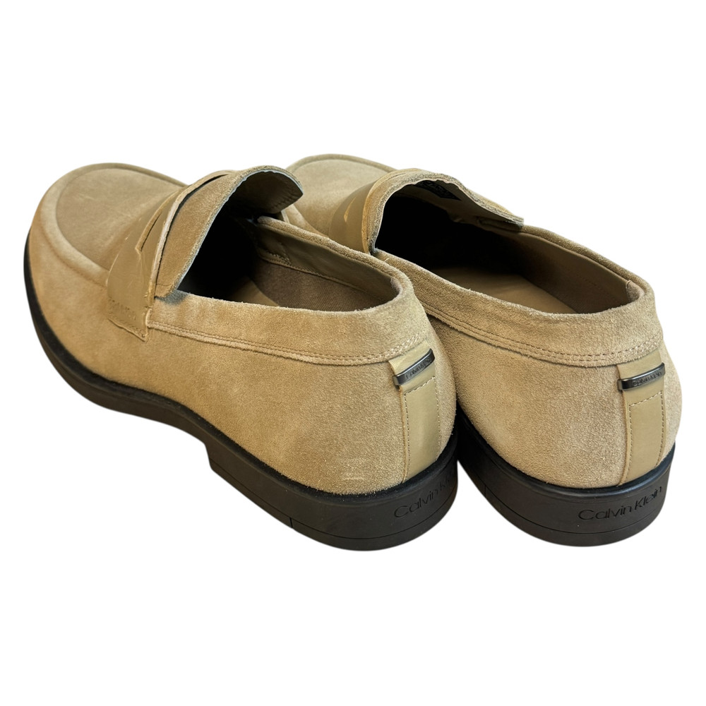 Calvin Klein Moccasin Suede PÓŁBUTY wsuwane męskie 42/41