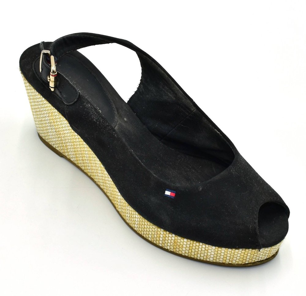 Tommy Hilfiger Iconic Elba Sling Back Wedge SANDAŁY  damskie 39