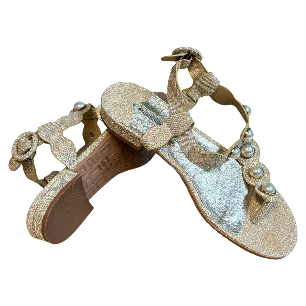 Francesco Milano SANDAŁY japonki damskie 38