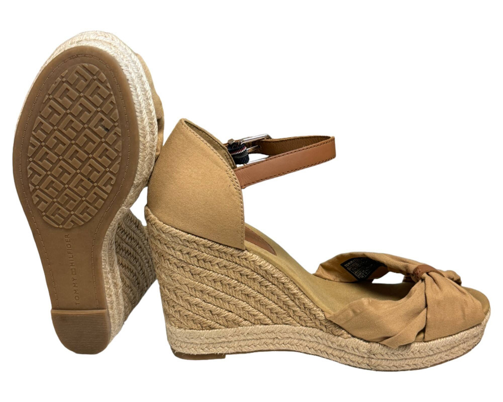 Tommy Hilfiger Basic Opened Toe High Wedge  SANDAŁY espadryle damskie 38