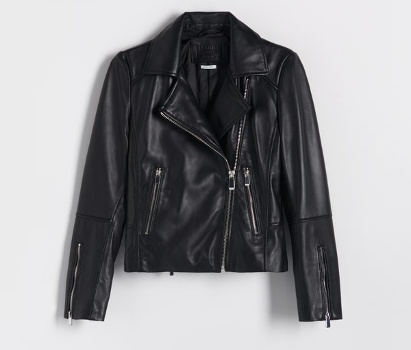 Skórzana kurtka ramoneska XS