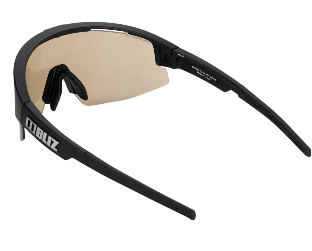 Okulary przeciwsłoneczne Bliz Matrix Nano Optics Photochromic matt black/brown blue multi