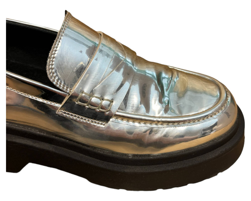 Tommy Jeans  Tjw Chunky Metallic  PÓŁBUTY wsuwane damskie 39