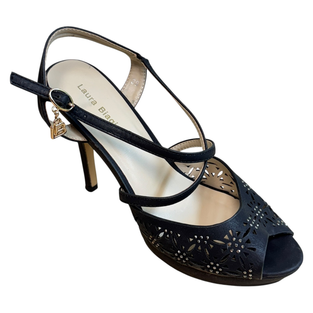 Laura Biagiotti SANDAŁY szpilki damskie 39