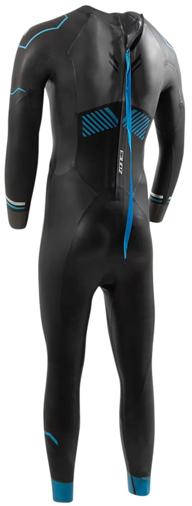 Pianka triathlonowa męska ZONE3 Advance 4 mm black/blue/gunmetal MT 