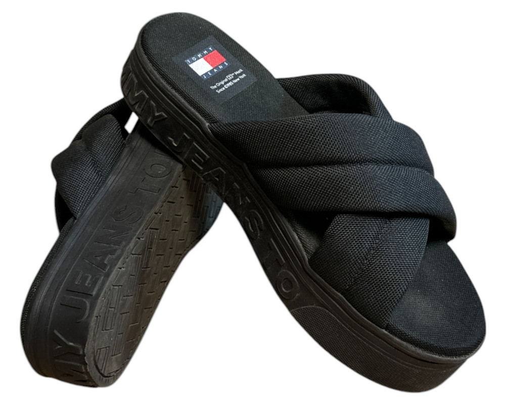 Tommy Jeans Tjw Lettering Flatform KLAPKI  damskie 40